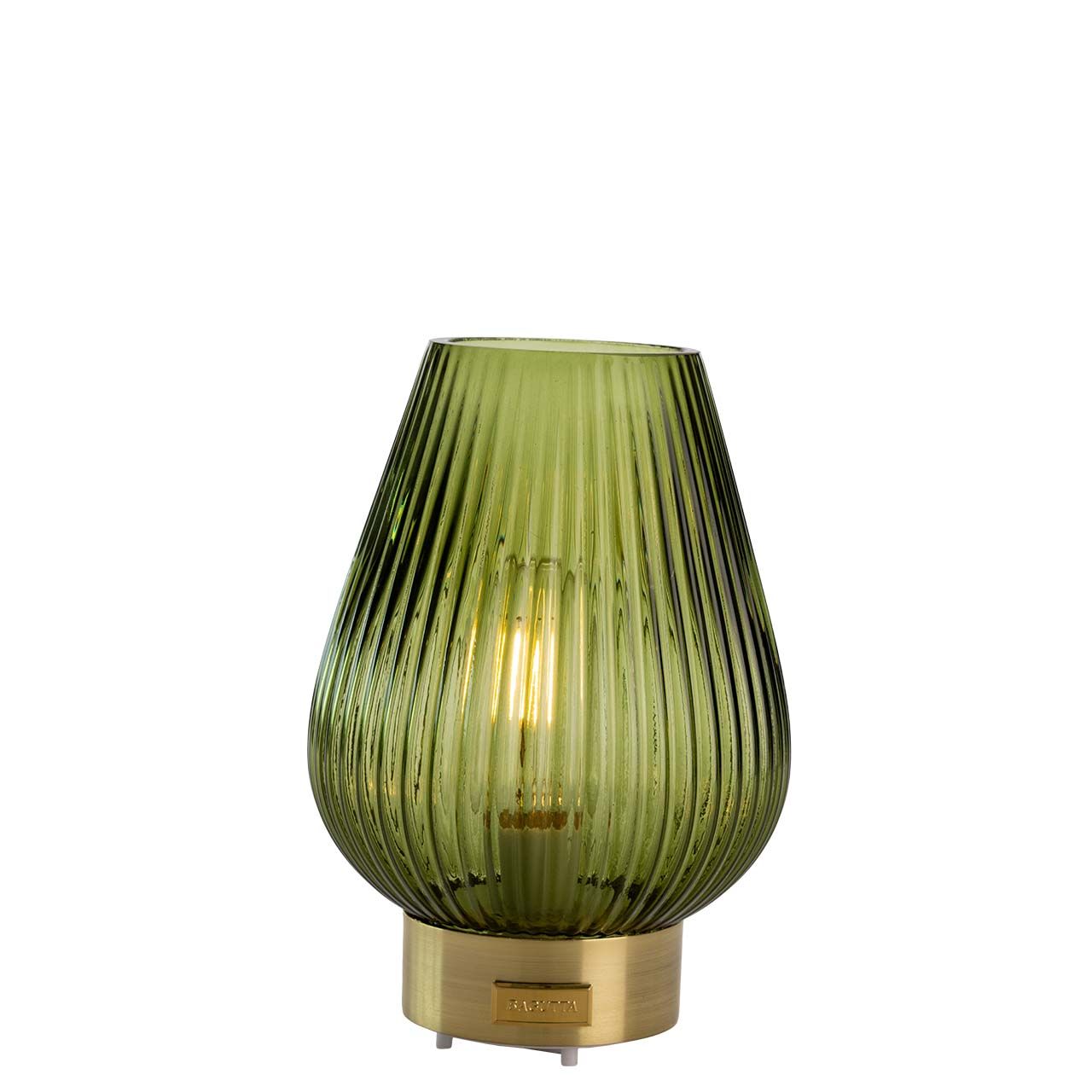 LAMPADA GOCCIA A RICARICA USB H. 22 VERDE
